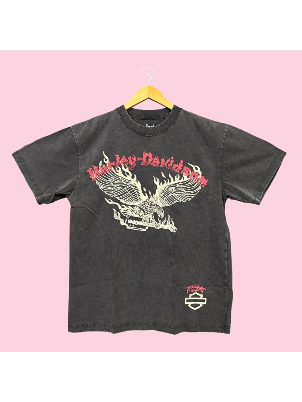 Harley-Davidson Motorcycle x Machine Gun Kelly Los Americana Rock Tee M